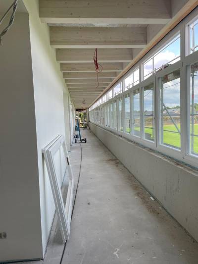 Der Hortneubau an der Grundschule Herrnburg kommt voran.